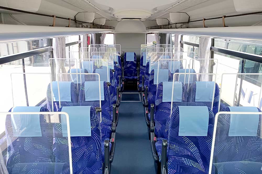 中型観光バス座席